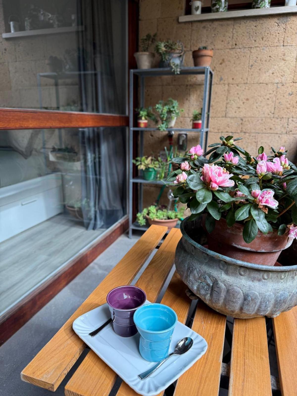 Il Giardinetto Di Elelu' Private Garage Apartment Orvieto Bagian luar foto